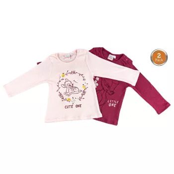 Disney Bambi Cute One baba póló, felső 2 db-os 62/68 cm