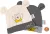 Disney Micimackó Yay baba sapka 2 db-os szett 62/68 cm