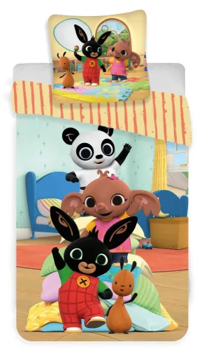 Bing Playtime gyerek, ovis ágyneműhuzat 100×135cm, 40×60 cm