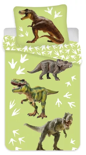 Dinoszaurusz Green gyerek, ovis ágyneműhuzat 100×140cm, 40×45 cm