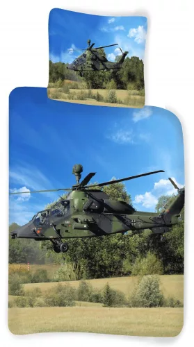 Helikopter Military ágyneműhuzat 135×200cm, 80×80 cm