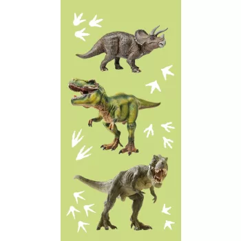   Dinoszaurusz Green fürdőlepedő, strand törölköző 70x140cm