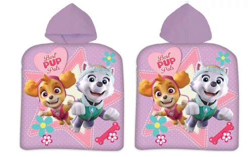 Mancs Őrjárat Best Pup Pals strand törölköző poncsó 50x100cm