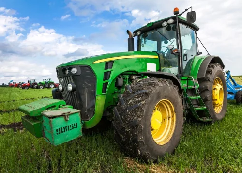 Traktor Green polár takaró 100x140cm