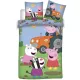 Peppa malac Mud ágyneműhuzat 140×200cm, 70×90 cm