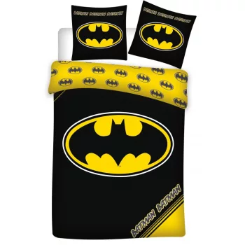 Batman Logo ágyneműhuzat 140×200cm, 70×90 cm
