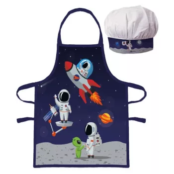 Űrhajós Alien gyerek kötény 2 darabos szett