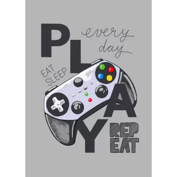 Gamer Player polár takaró 100x140cm