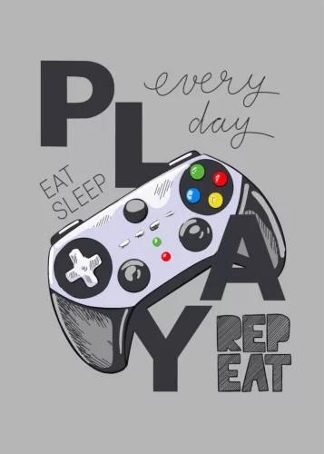 Gamer Player polár takaró 100x140cm