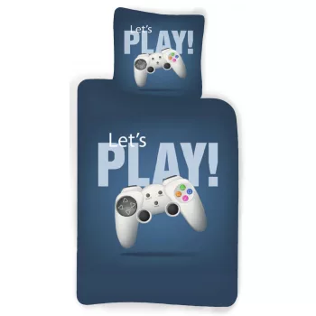 Gamer Play ágyneműhuzat  140×200cm, 70×90 cm