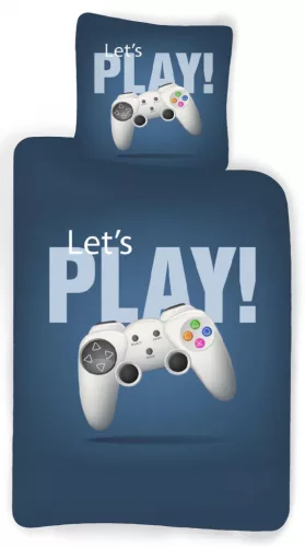Gamer Play ágyneműhuzat  140×200cm, 70×90 cm