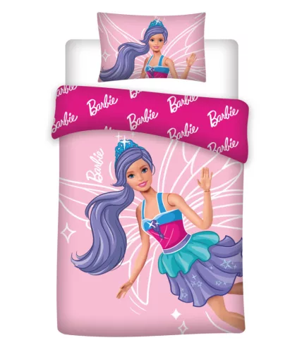 Barbie Wings gyerek, ovis ágyneműhuzat 100×135 cm, 40×60 cm