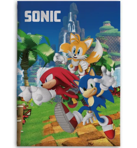 Sonic a sündisznó Speedy Dreams polár takaró 100x140cm