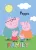 Peppa malac Family polár takaró 100x140cm