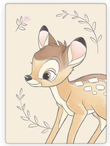 Disney Bambi Beige polár takaró 100x140cm