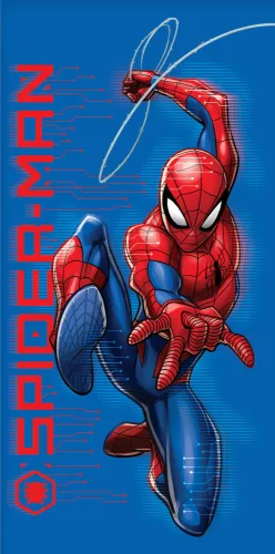 Pókember Jump fürdőlepedő, strand törölköző 70x140 cm