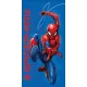 Pókember Jump fürdőlepedő, strand törölköző 70x140 cm