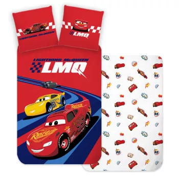   Disney Verdák Racing Hero ágyneműhuzat 140×200cm, 70×90 cm