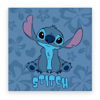   Disney Lilo és Stitch, A csillagkutya Blue Hibiscus kéztörlő, arctörlő, törölköző 30x30cm