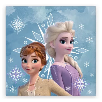   Disney Jégvarázs Snowflake kéztörlő, arctörlő, törölköző 30x30cm