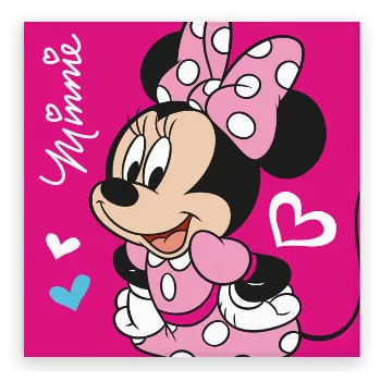   Disney Minnie Love kéztörlő, arctörlő, törölköző 30x30cm