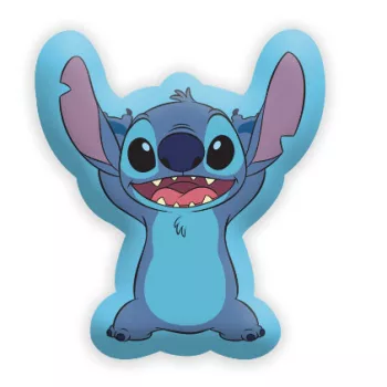   Disney Lilo és Stitch, A csillagkutya Happy formapárna, díszpárna 35x29 cm Velúr