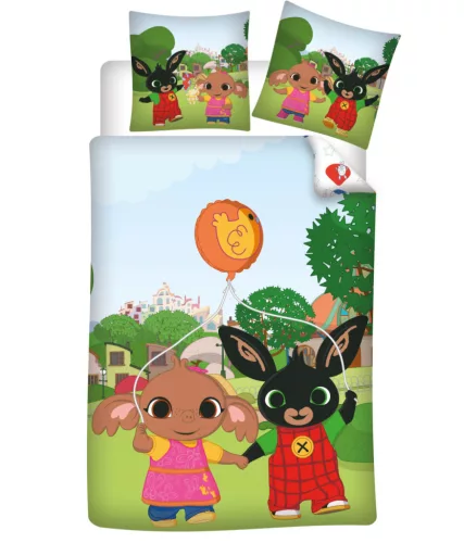 Bing Balloon gyerek, ovis ágyneműhuzat 100×135cm, 40×60 cm