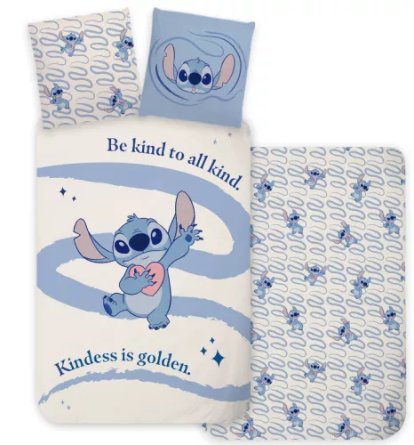 Disney Lilo és Stitch, A csillagkutya Kindness gyerek, ovis ágyneműhuzat 100×135 cm, 40×60 cm