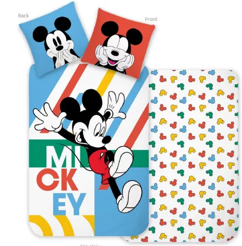 Disney Mickey Jump ágyneműhuzat 140×200cm, 70×90 cm