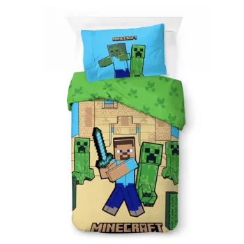 Minecraft Sand Castles ágyneműhuzat 140×200cm, 70×90 cm