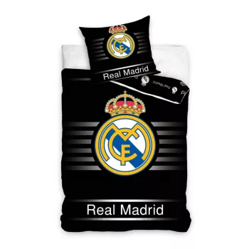 Real Madrid Black ágyneműhuzat 140×200cm, 70×90 cm