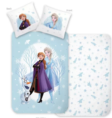 Disney Jégvarázs Wonderland gyerek, ovis ágyneműhuzat 100×135 cm, 40×60 cm