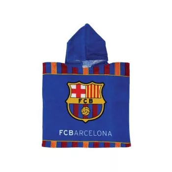 FC Barcelona Blue strand törölköző poncsó 50x100 cm