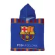 FC Barcelona Blue strand törölköző poncsó 50x100 cm