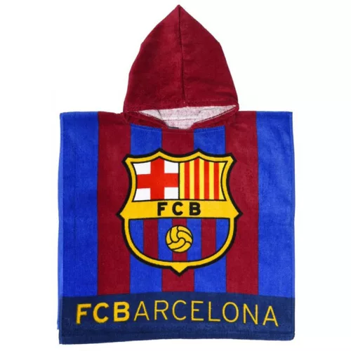 FC Barcelona Més que un Club strand törölköző poncsó 50x100 cm