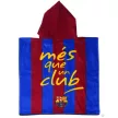 FC Barcelona Més que un Club strand törölköző poncsó 50x100 cm