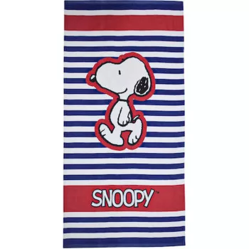 Snoopy Stripes fürdőlepedő, strand törölköző 70x140cm