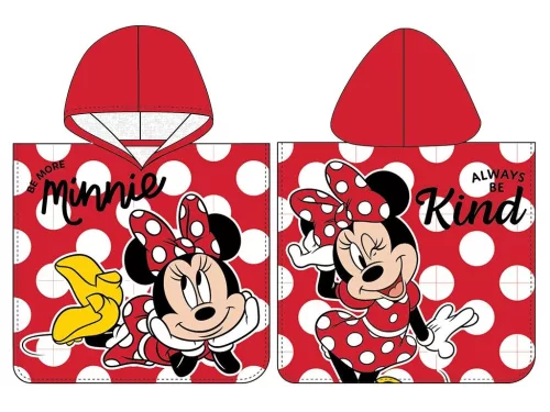 Disney Minnie Always Be Kind strand törölköző poncsó 50x115 cm