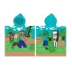 Minecraft Diamond Defender strand törölköző poncsó 50x115 cm