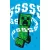 Minecraft Hissing Creeper kéztörlő arctörlő, törölköző 30x50cm