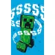 Minecraft Hissing Creeper kéztörlő arctörlő, törölköző 30x50cm