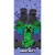 Minecraft Purple Attack fürdőlepedő, strand törölköző 70x140cm