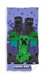 Minecraft Purple Attack fürdőlepedő, strand törölköző 70x140cm