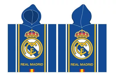 Real Madrid Galácticos strand törölköző poncsó 55x110 cm