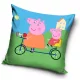 Peppa malac Bicycle párnahuzat 40x40 cm