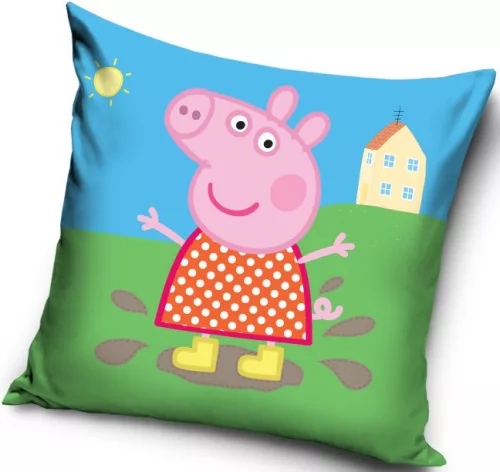 Peppa malac Mud párnahuzat 40x40 cm