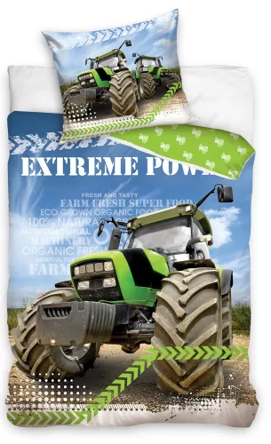 Traktor Extreme Power ágyneműhuzat  140×200cm, 70×90 cm