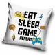 Gamer Repeat White párnahuzat 40x40 cm