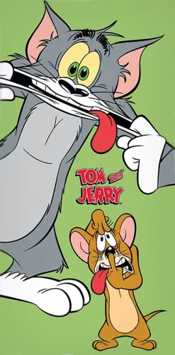 Tom és Jerry Fun fürdőlepedő, strand törölköző 70x140cm