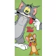 Tom és Jerry Fun fürdőlepedő, strand törölköző 70x140cm